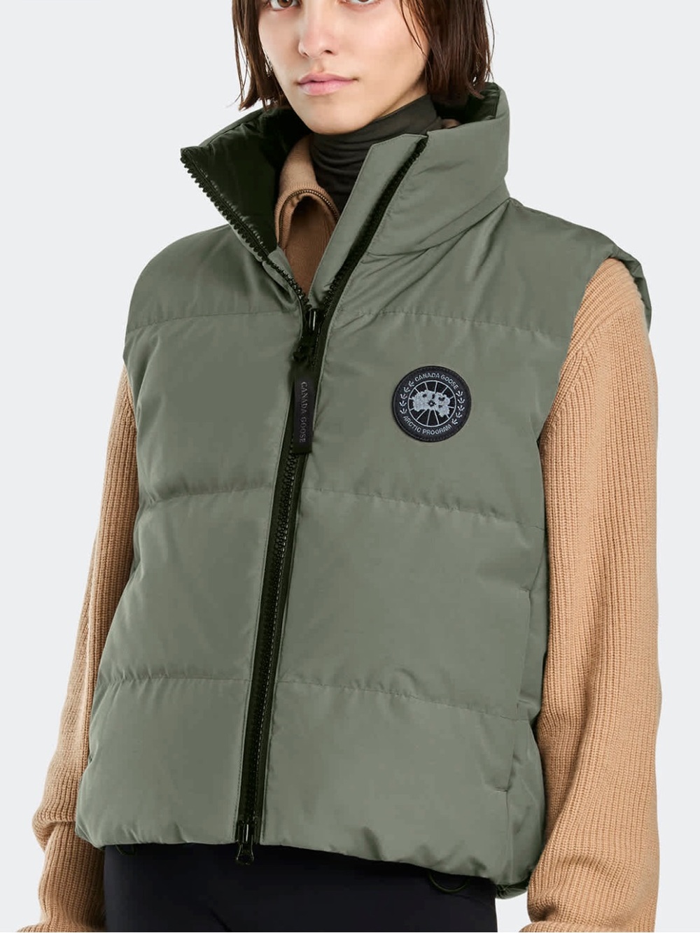 Canada Goose Grandview Cropped Vest Black Label